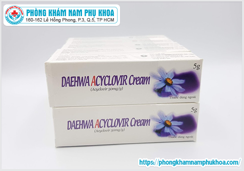 Tác dụng phụ của thuốc Daehwa Acyclovir Cream
