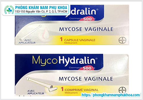 Thuốc đặt phụ khoa Mycohydralin 500mg